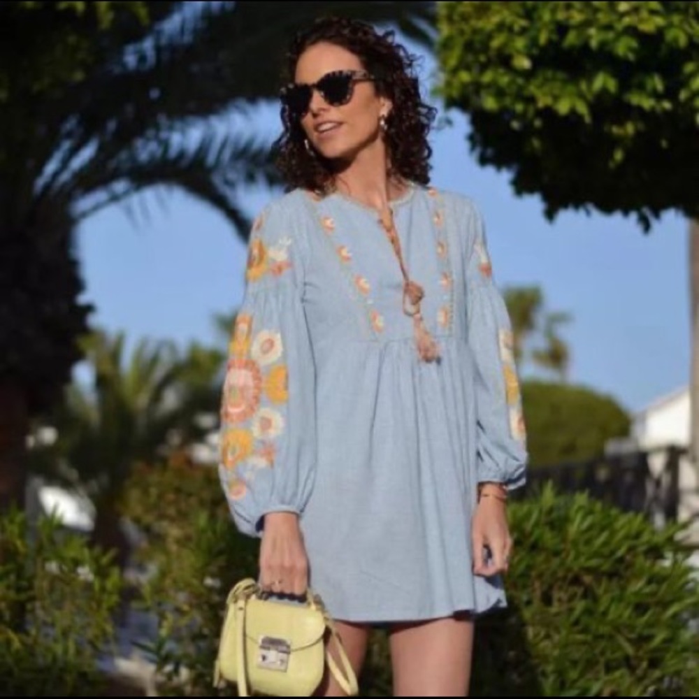 Zara Embroidered dress